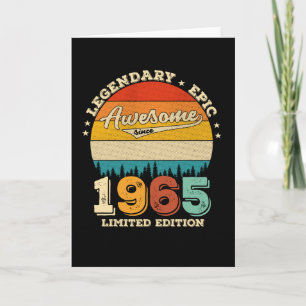 Carte 57 Ans Awesome depuis 1965 57e anniversaire Cadeau
