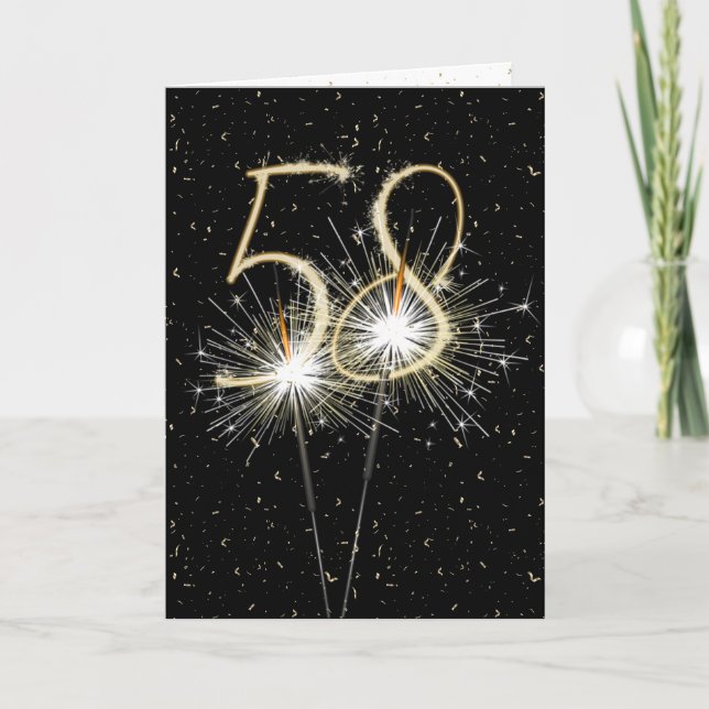 Carte 58e anniversaire du mariage (Devant)