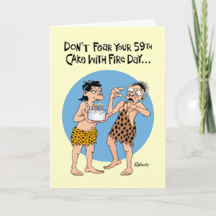Carte 59e Birthday Greeting