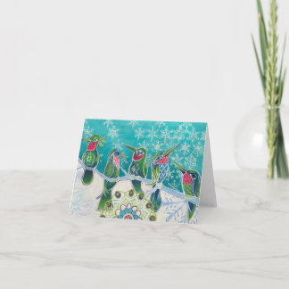 Carte 5 Colibris
