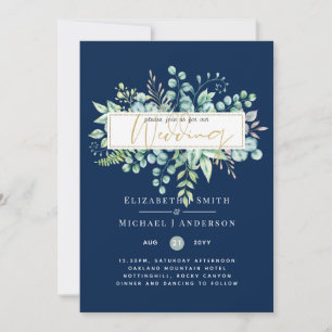 Carte 5x7 Eucalyptus Dreams - Mariage de verdure botaniq