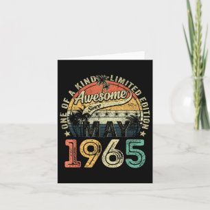 Carte 60 ans Awesome depuis mai 1965 60e anniversaire