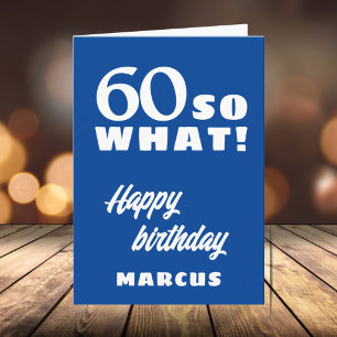 Carte 60 et alors Typographie de citation drôle 60e anni