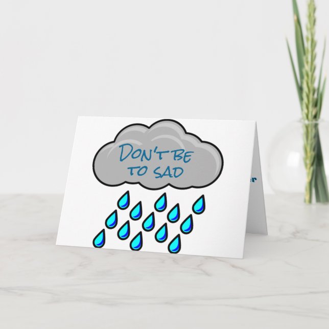 CARTE **60*** N'EST QU'UN "NOMBRE" NE SOYEZ PAS TRISTE ! (Devant)