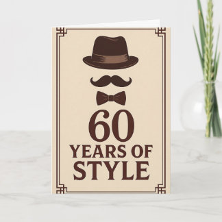 Carte 60 Years of Style Vintage Gentleman 60th