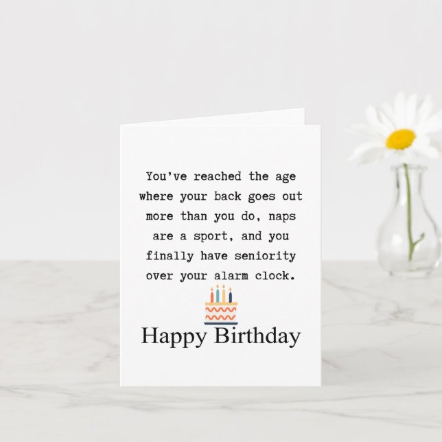 Carte 60e anniversaire (Petite plante)