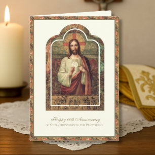 Carte 60e ANNIVERSAIRE DE PRÊTRISE