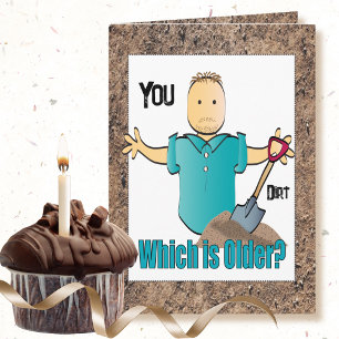 Carte 60e anniversaire drôle Dire un homme Caricature Vi