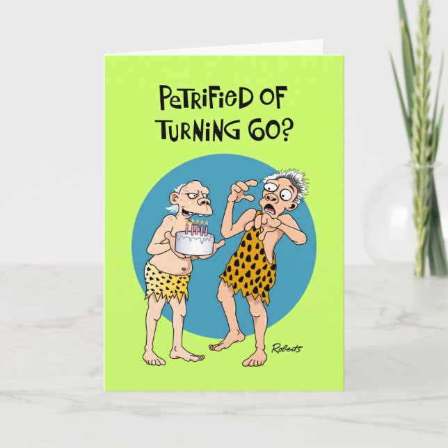 Carte 60e anniversaire du fils (Devant)