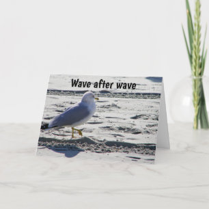 Carte **60e ANNIVERSAIRE** HUMOUR SEAGULL
