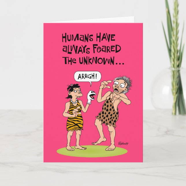 Carte 60e anniversaire : Peur primitive (Devant)