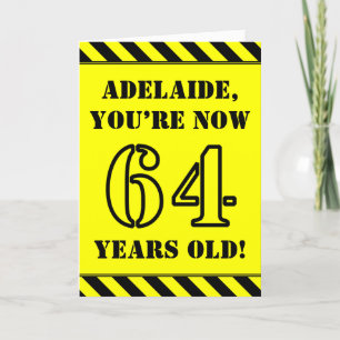 Carte 64e anniversaire : Jeu de style graphique, Nom per