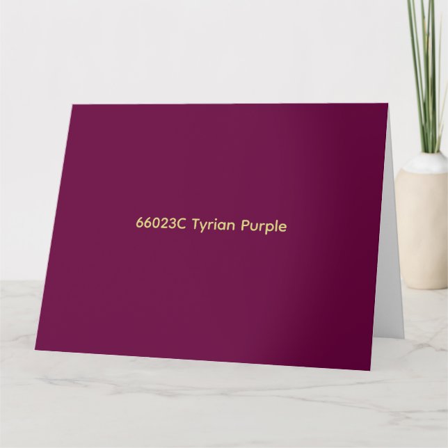 carte 66023C Violet Tyrien (Devant)