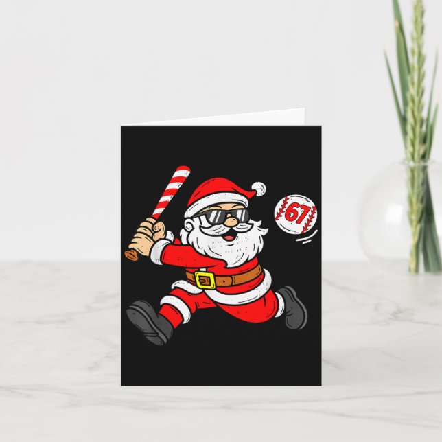 Carte 67 Basketball Santa Six Seven Meme Christmas Srt M (Devant)