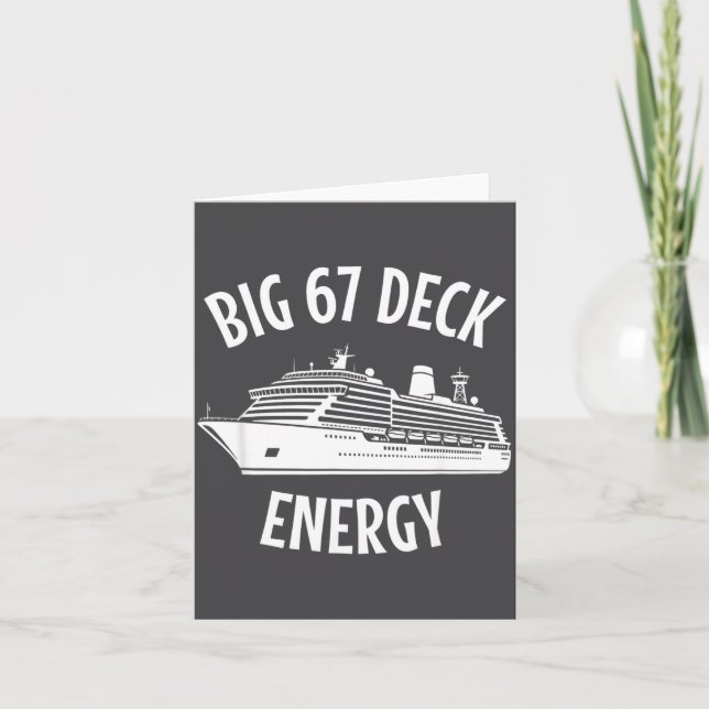 Carte 67 Big Six Seven Deck Energy Brain Rot Gen Alpha C (Devant)