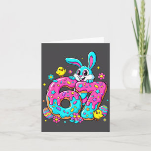 Carte 67 drôle Six Seven Gen Meme Mignon Lapin Pâques