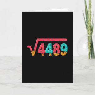 Carte 67 Glace au Dégoulinant Mème Racine Carrée 4489 Ar