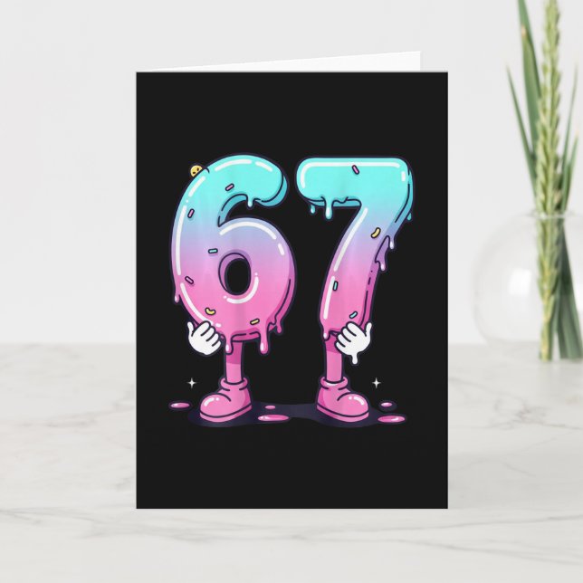 Carte 67 Glace Dégoulinante (ck) Six Sept Mème Pour Gen  (Devant)