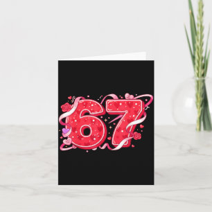 Carte 67 Glace Dégoulinante Mème Drôle Six Sept Saint-Va