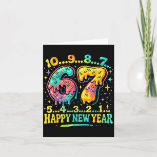 Carte 67 Meme compte à rebours Bonne année drôle numéro