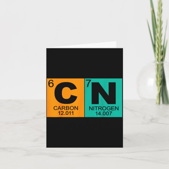 Carte 67 Meme Funny Science Teacher Periodic Table Retro (Devant)