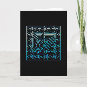 Carte 67 Mème Labyrinthe Caché Gen Z Alpha 6 7