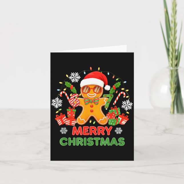 Carte 67 Meme Six Seven 6 7 Meme Funny Christmas Gingerb (Devant)