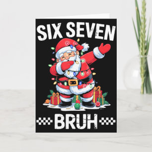 Carte 67 Six Seven Burh Noël 6 7 Meme