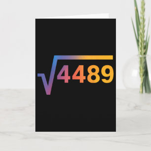 Carte 67 Six Seven Mème 6-7