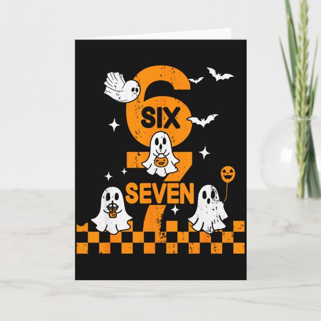 Carte 67 Six Seven Meme 6 7 Couple Matching Halloween Co (Devant)