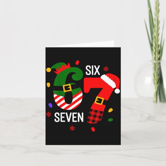 Carte 67 Six Seven Noël  (Devant)