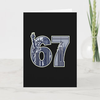 Carte 67 Statue de la Liberté Empire State Graphique 