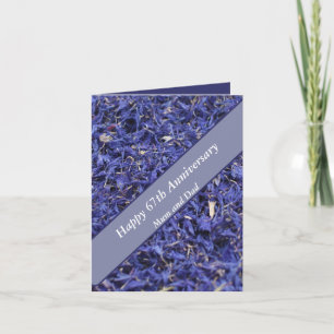 Carte 67e anniversaire modifiable