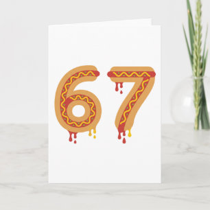 Carte 6 7 Meme de hot-dogs assortis 67 Pyjama Six Sept