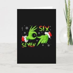 Carte 6 7 Six Seven Main Génération Z Alpha Meme Argot N