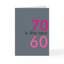 70 est le nouveau 60, hoo-ray pour merde 70e anniv