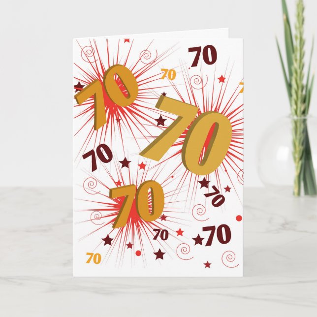 Carte 70e anniversaire (Devant)