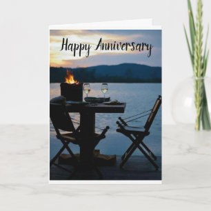 Carte "70e ANNIVERSAIRE" CELEBRATE LAKE STYLE Card