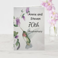 70e anniversaire de Mariage en couple