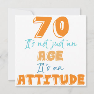 Carte 70e anniversaire Gag cadeau