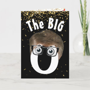 Carte 70e anniversaire homme en noir