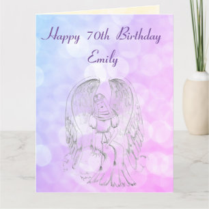 Carte 70e anniversaire personnalisé