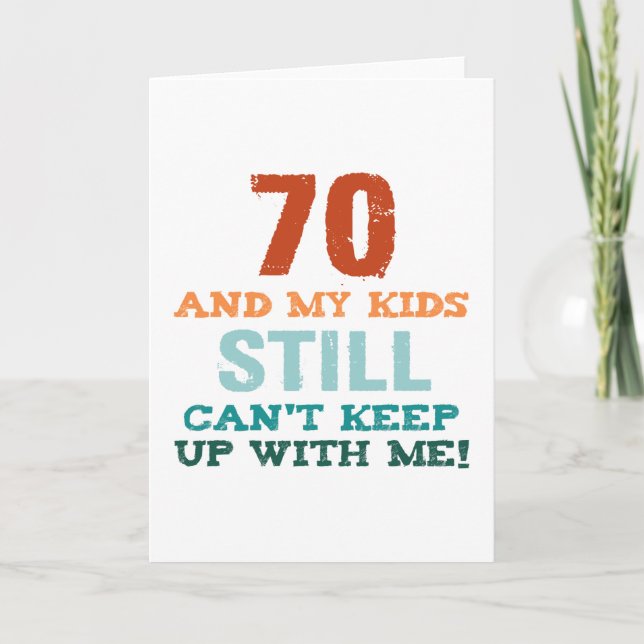 Carte 70e anniversaire pour les parents (Devant)