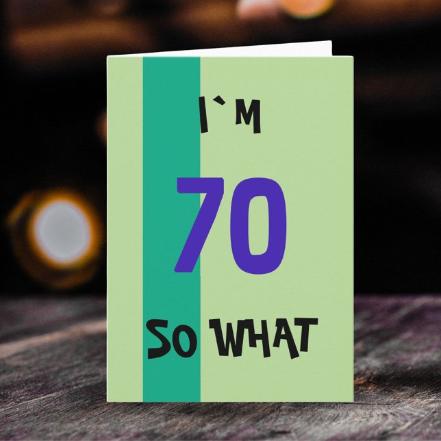 Carte 70e anniversaire pour Lui Drôle (Créateur téléchargé)