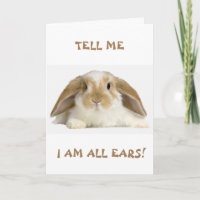 **70th** BIRTHDAY HUMOR FROM *FUNNY BUNNY" Card