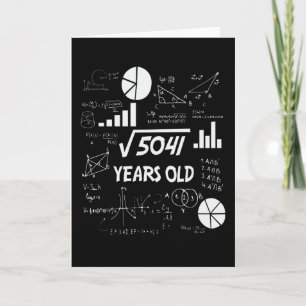 Carte 71 Ans Enseignant en mathématiques Anniversaires 7