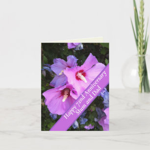 Carte 72e anniversaire modifiable