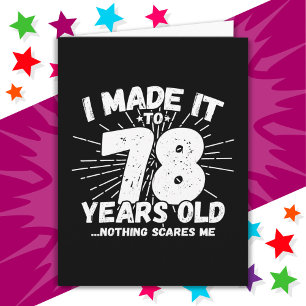 Carte 78 Ans Mème Sarcastique Mème Drôle 78ème Anniversa