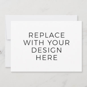 Carte 7 x 5 pouces sans impression rétrospective