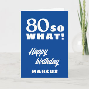 Carte 80 donc ce Drôle Citation Typographie 80e annivers